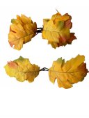 Frunze Toamna Duble De Stejar 10/set Galben