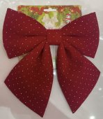Funda rosie catifelata cu strasuri 40x45 cm