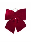 Funde Din Catifea Cu Umplutura Bordeaux 32x40 cm