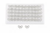 Funde Strasuri cu Baza din Silicon h3x4cm 56/set