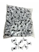 Fundite Decorative 500/Set Buline Mici Alb-Negru