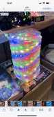 Furtun LED cu lumina difuza, 10 m, multicolor