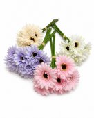 Gerbera Textil Buchet Legat 8 Fire