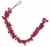 Ghirlanda cu Fructe Rosii Catifea, 1,5 m
