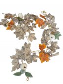 Ghirlanda Frunze Artificiale Toamna Artar Roscat 12/Set