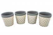Ghiveci Ceramica Cu Model 4/Set
