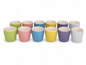 Ghiveci Flori Ceramica cu Striati 12/set