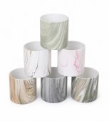 Ghiveci Flori Ceramica Marmurat 6/set