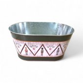 Ghveci Metal Oval Craciun Mare 02