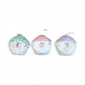 Glob Brad Craciun Decoratiune Gogosi Decorate Cu Bomboane Colorate Macarons