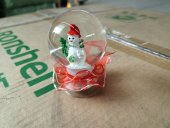 Glob cu om de zapada si lumina 5 cm 12/set