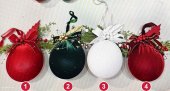 Glob de Craciun decorat 8 cm