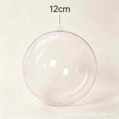 Glob transparent din plastic care se deschide 12 cm 10/set