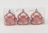 Globulete Brad Casute Roz 3/Set
