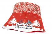 Husa Scaun Rosie Cu Peisaj Iarna 4/Set