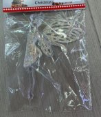 Ingeras transparent cu aripi si sclipici