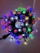 Instalatie LED globuri cu flash, 160 LED, 20 m, multicolor