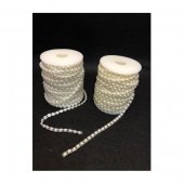 Margele Perle Plastic Pe Rola 0.8cm/16,4 m
