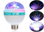 Lampa LED decorativa rotativa cu stecher, multicolor