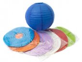 Lampion Hartie Cu Suport Metal 35cm