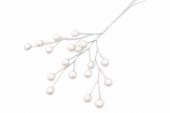 Lant Margele Perle Crengute 12/Set Argintii