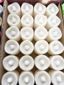 Lumanare mica bej 24/set