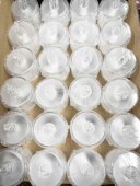 Lumanare mica transparenta 5 cm 24/set