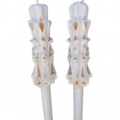 Lumanari Nunta Realizate Manual 60cm Lungime, 25cm Sculptura 2/Set Model 17