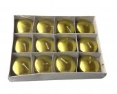 Lumanari Plutitoare 12/set 20g Auriu