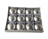 Lumanari Plutitoare 12/set 30g Argintiu
