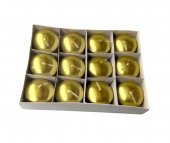 Lumanari Plutitoare 12/set 30g Auriu