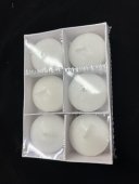 Lumanari Plutitoare 6/set 30g Alb