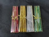 Lumanari Sclipici 4/set 25cm