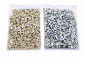 Jumatati Perle Plastic 1.2cm/500g Au, Ag