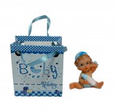 Marturie Bebe cu Biberon Bleu