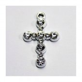 Marturie Botez Cruciulite Metal Toata Stras 40/set