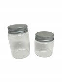 Marturie Botez Sau Nunta Sticla Dop Metal Pentru Miere 12/Set 50 ml