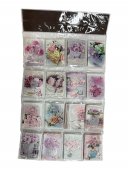 Minifelicitari Cu Trandafiri 120/Set