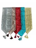 Napron Catifea Paiete Craciun 32cmx180cm