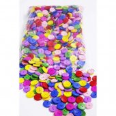 Nasturi Din Lemn Colorati Decorativi 2.5 cm