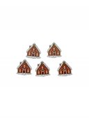 Nasturi Lemn Casuta 100/Set