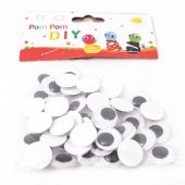 Ochisori Plastic Pendulari Cu Adeziv 15 Mm