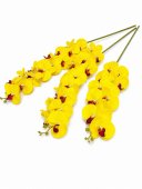 Orhidee artificiala 15 flori 28 Galben