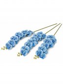 Orhidee artificiala 15 flori 79 Bleu