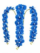 Orhidee artificiala 21 flori 38 Bleu