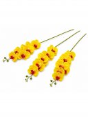Orhidee artificiala 9 flori 28 Galben