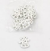 Ornament Craciun Clopotel Lemn 10/set