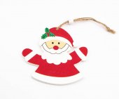 Ornament Craciun Mos Craciun Bust Lemn