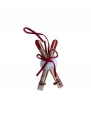 Ornament Craciun Skiuri Lemn 10set