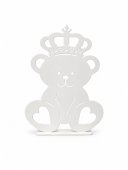 Ornament Decor Ursuleti Print PVC Alb